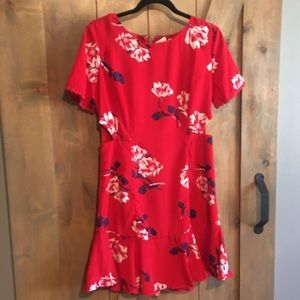 Floral mini dress